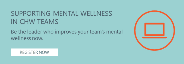 CHWTraining Presentation: supporting mental wellness in community teams