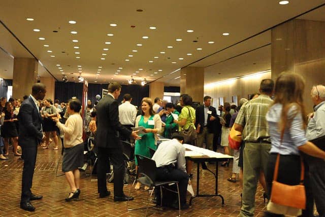 Job fairs are often a great place to find work for CHWs