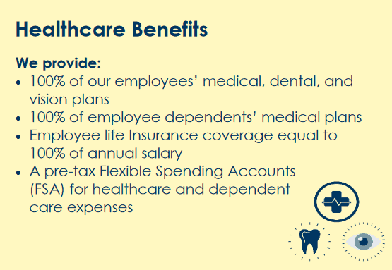 Employee benefits: Healthcare